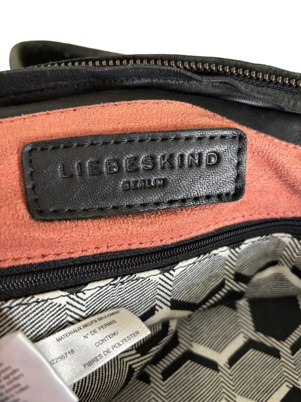 Liebeskind Berlin Baraka Black Leather Tote - Picture 12 of 14